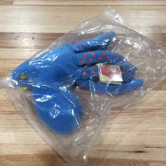 Rare 7” plush blue squid - Picture 4 of 4